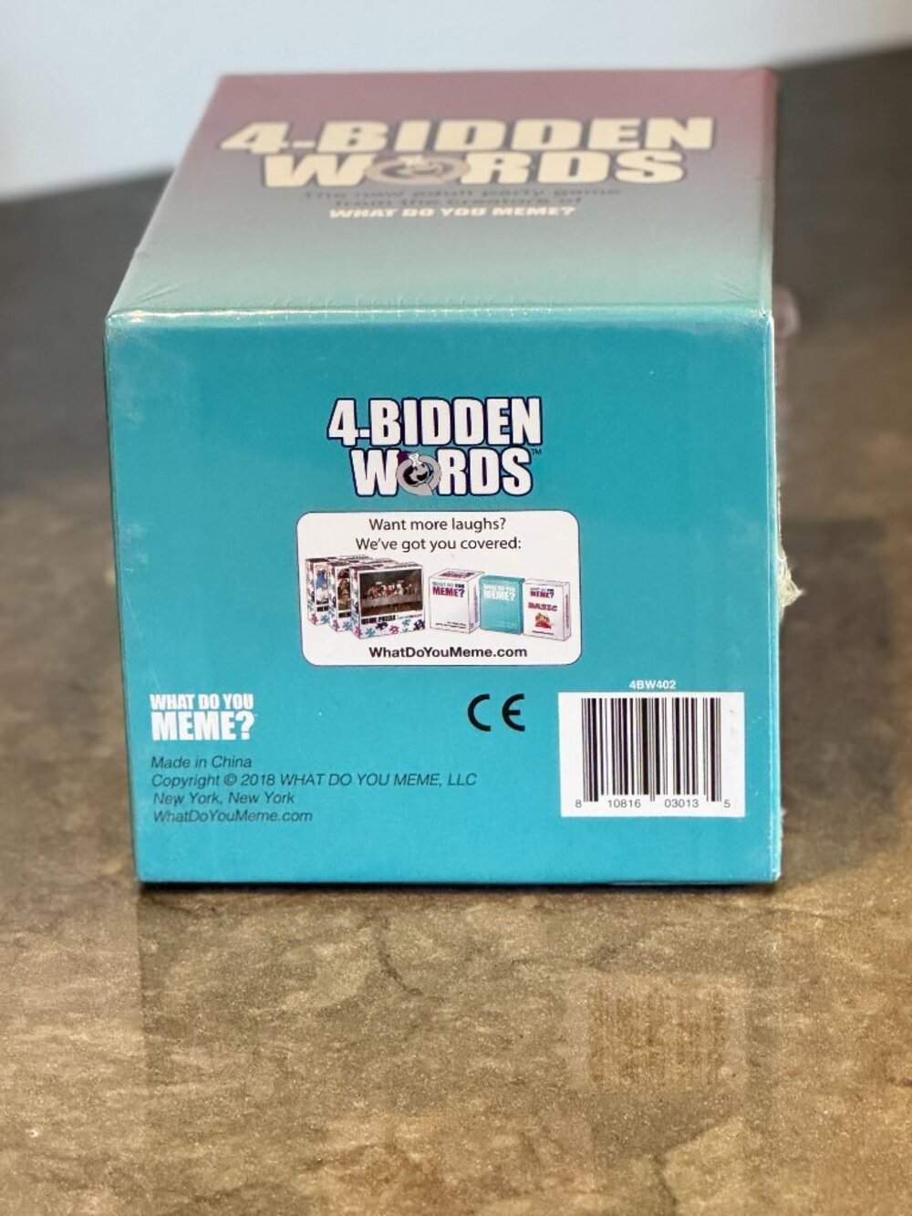 NIB What Do You Meme 4-Bidden Words Adult Party Game Sealed - Picture 7 of 7